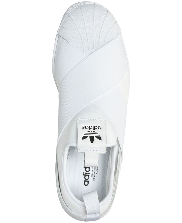 adidas Women's Superstar Slip-On Casual Sneakers from Finish Line - Macy's