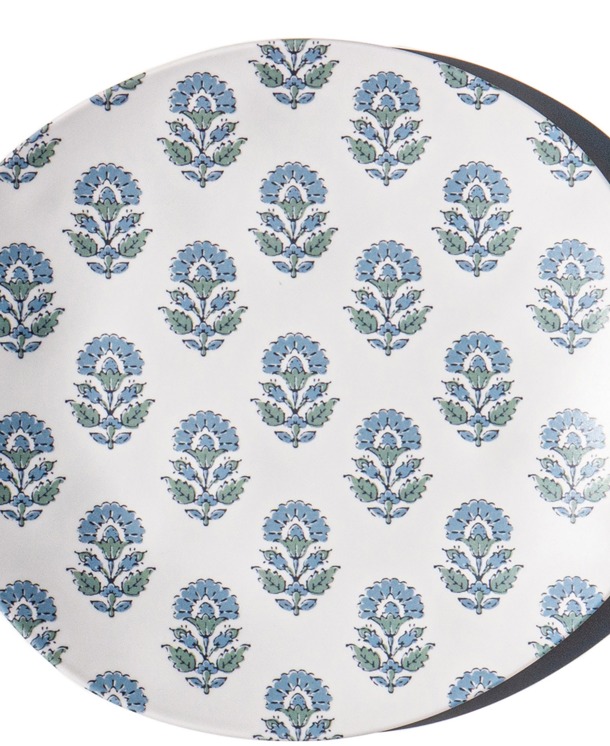 Abode Homewares Kashmir NewWave Melamine Salad Plates, Set of 6