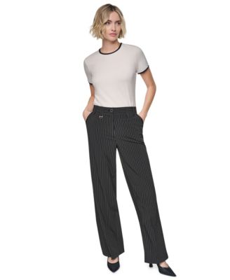 90s DKNY Wide Slacks vintage archive 極太 High Rise Wide Leg Pant