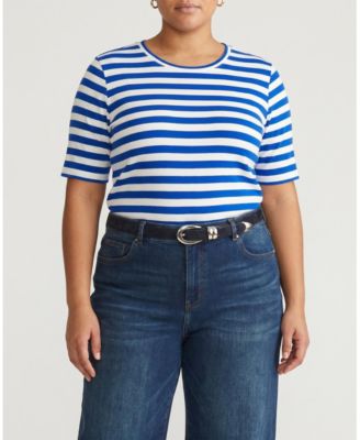 Plus Size Maia Stovepipe Sleeve Tee