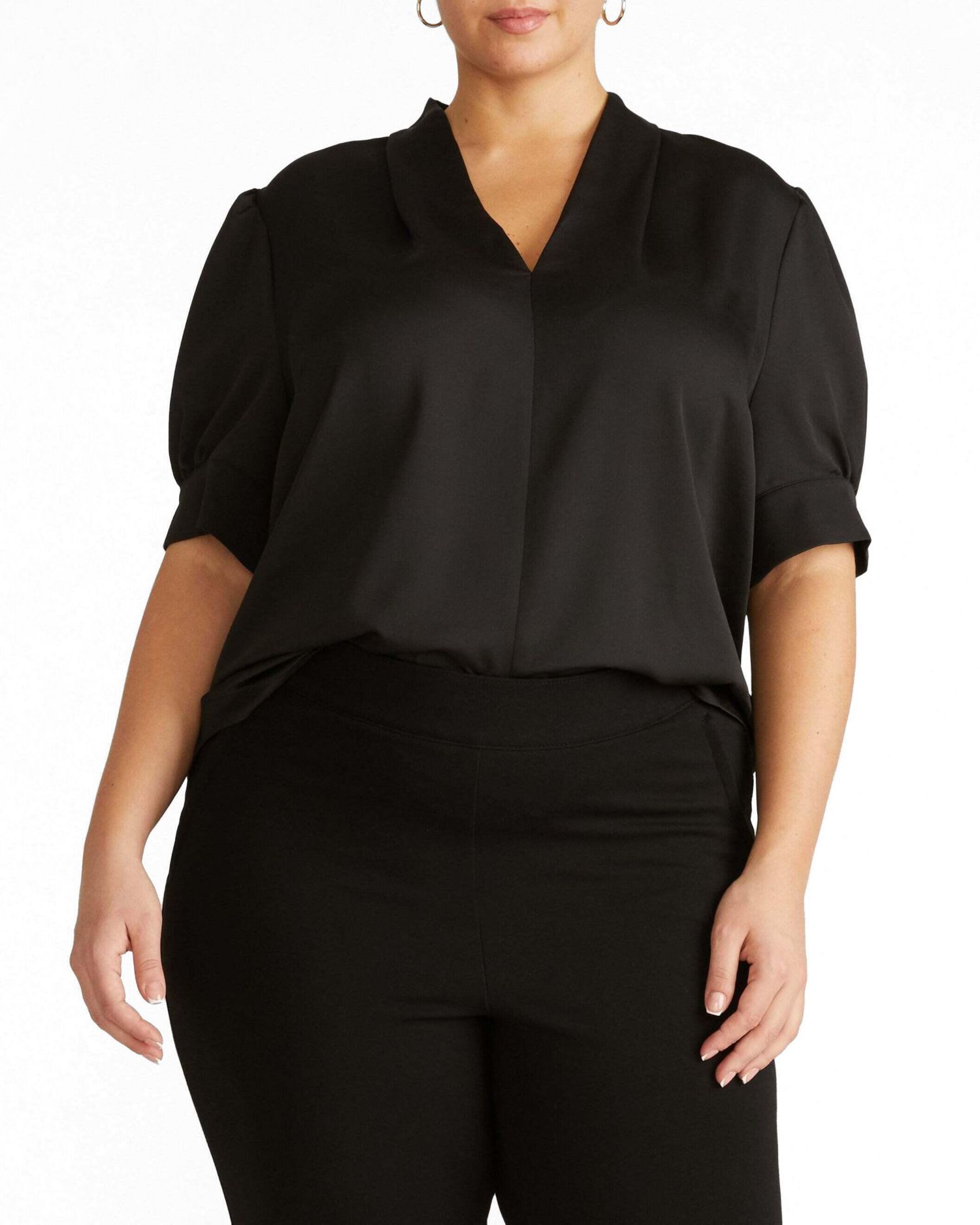 Plus Size Beatrice Soft Satin Top