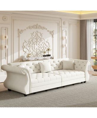Oversized Chesterfield Pull Out Sofa Bed