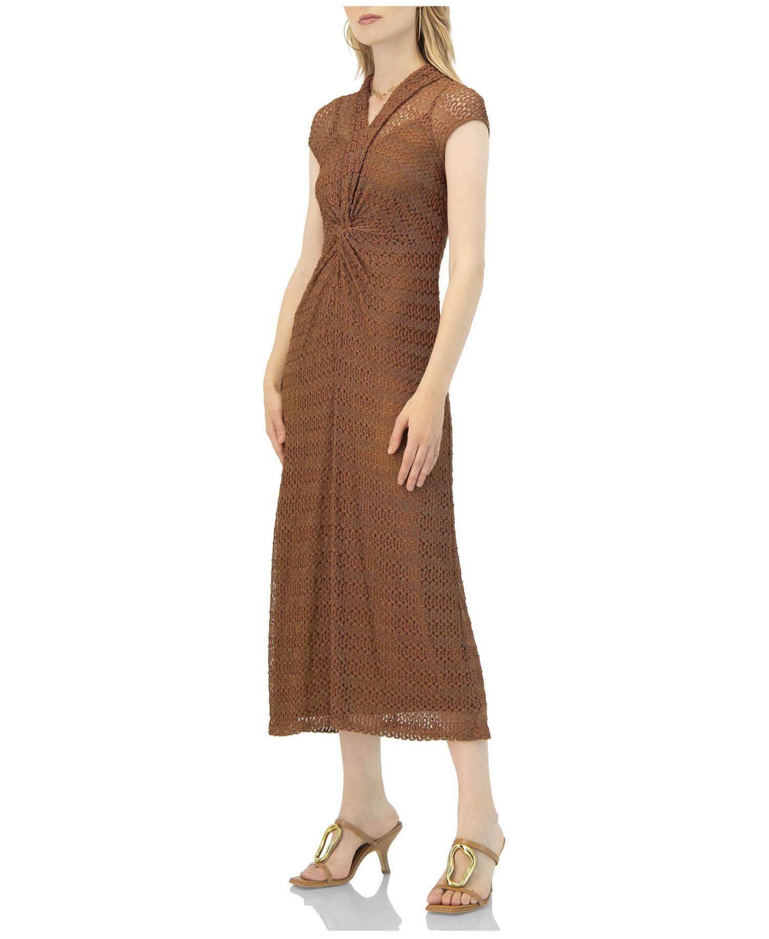 Women's Long Knitted Off-Shoulder Dress