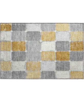 Mayfield Machine Washable AMF1948 1'8"x2'6" Area Rug