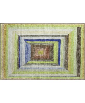 Mayfield Machine Washable AMF1957 1'8"x2'6" Area Rug