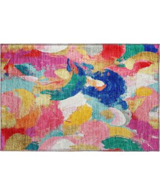 Mayfield Machine Washable AMF1965 1'8"x2'6" Area Rug