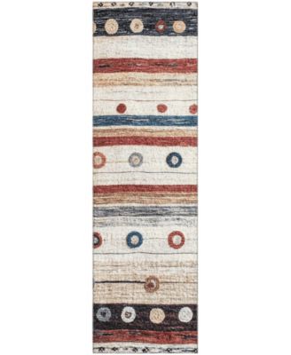Mayfield Machine Washable AMF1964 2'3"x7'6" Runner