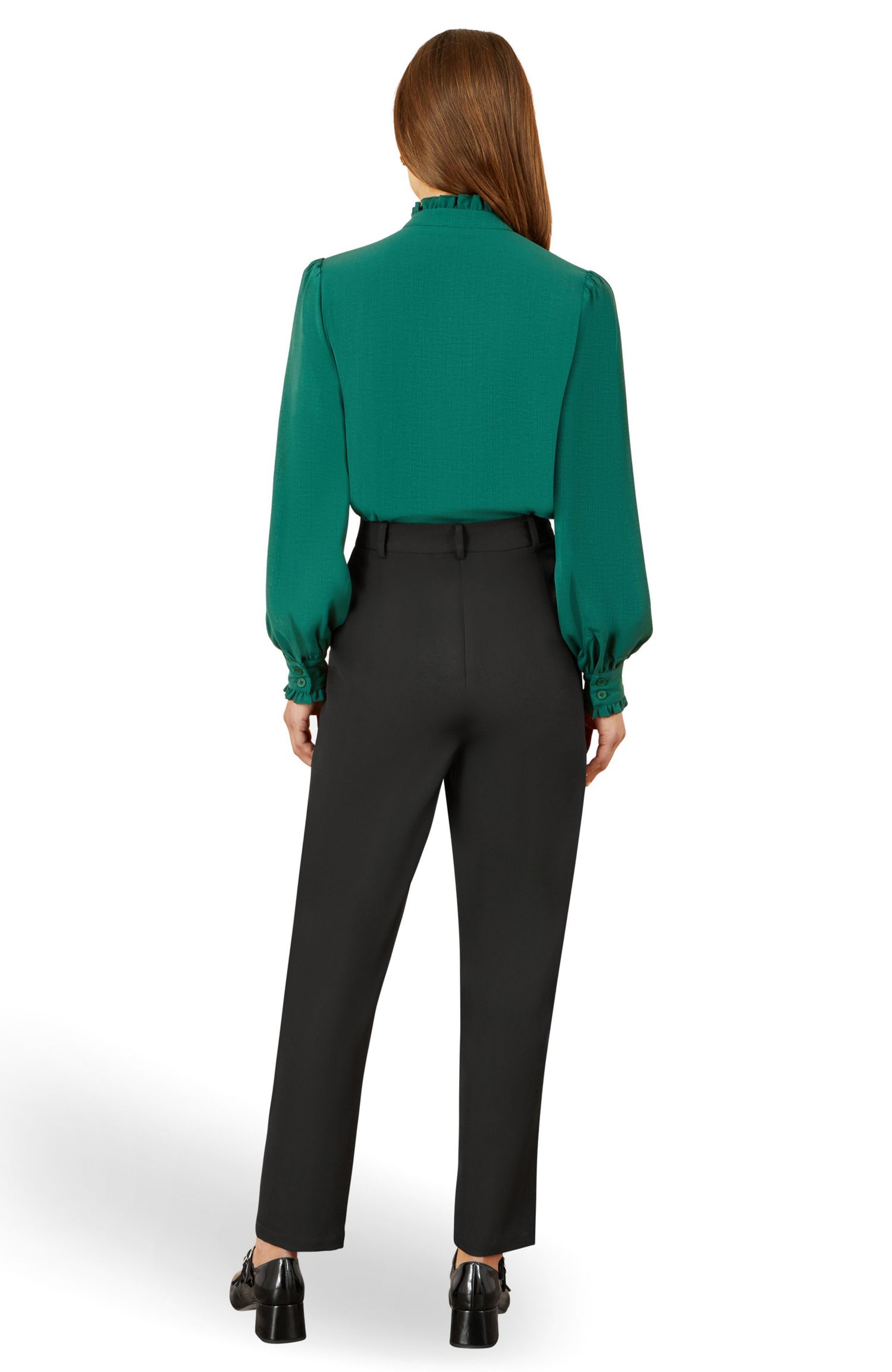 Women's Frill High Neck Shirt