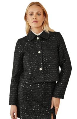 Women's Boucle Sequin Jacket