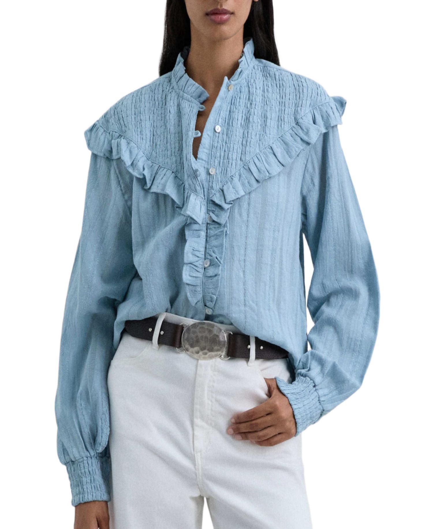 Women's Smockruffle Shirt