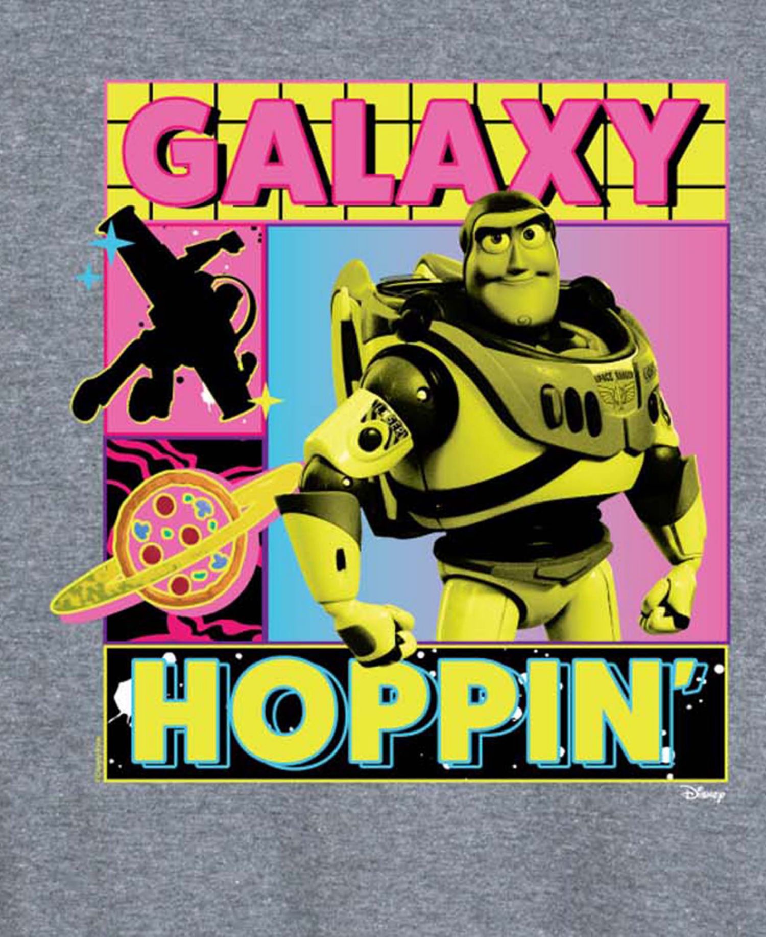 Plus Size Toy Story 4 Buzz Galaxy Hoppin Racerback Sleeveless Tank Top