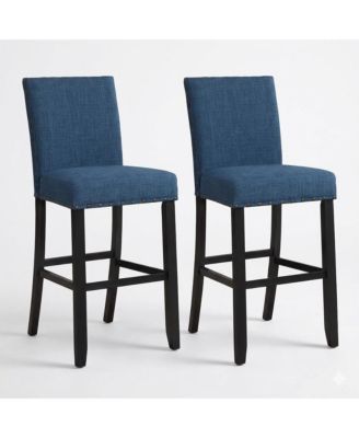 Furniture Crispin Solid Wood 29" Barstool (Set of 2)