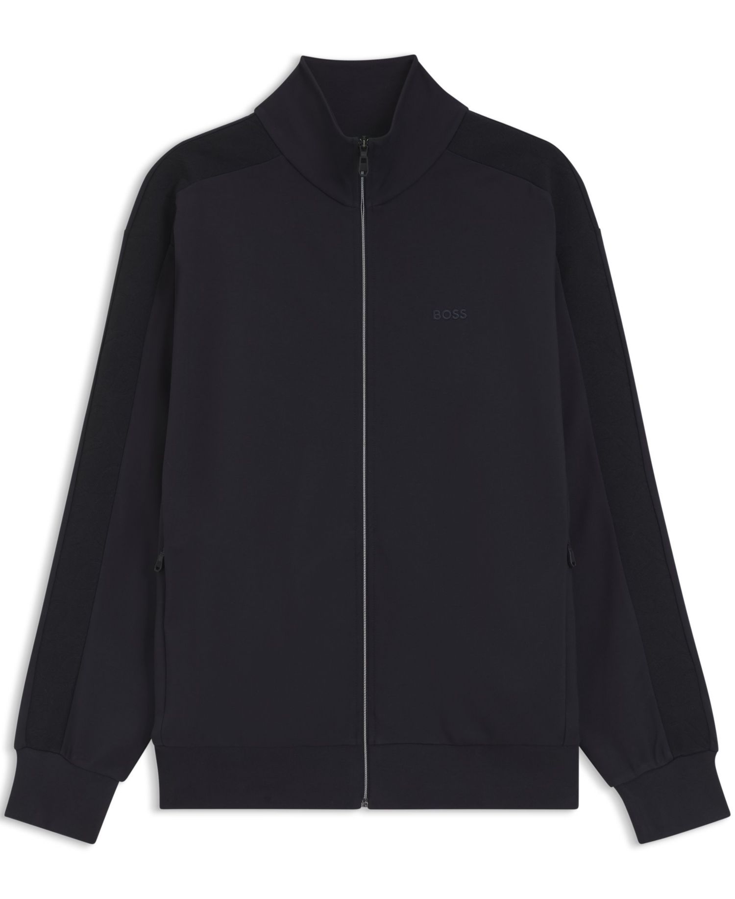 Men's Regular-Fit Tonal Jacquard Tape Sweatshirt