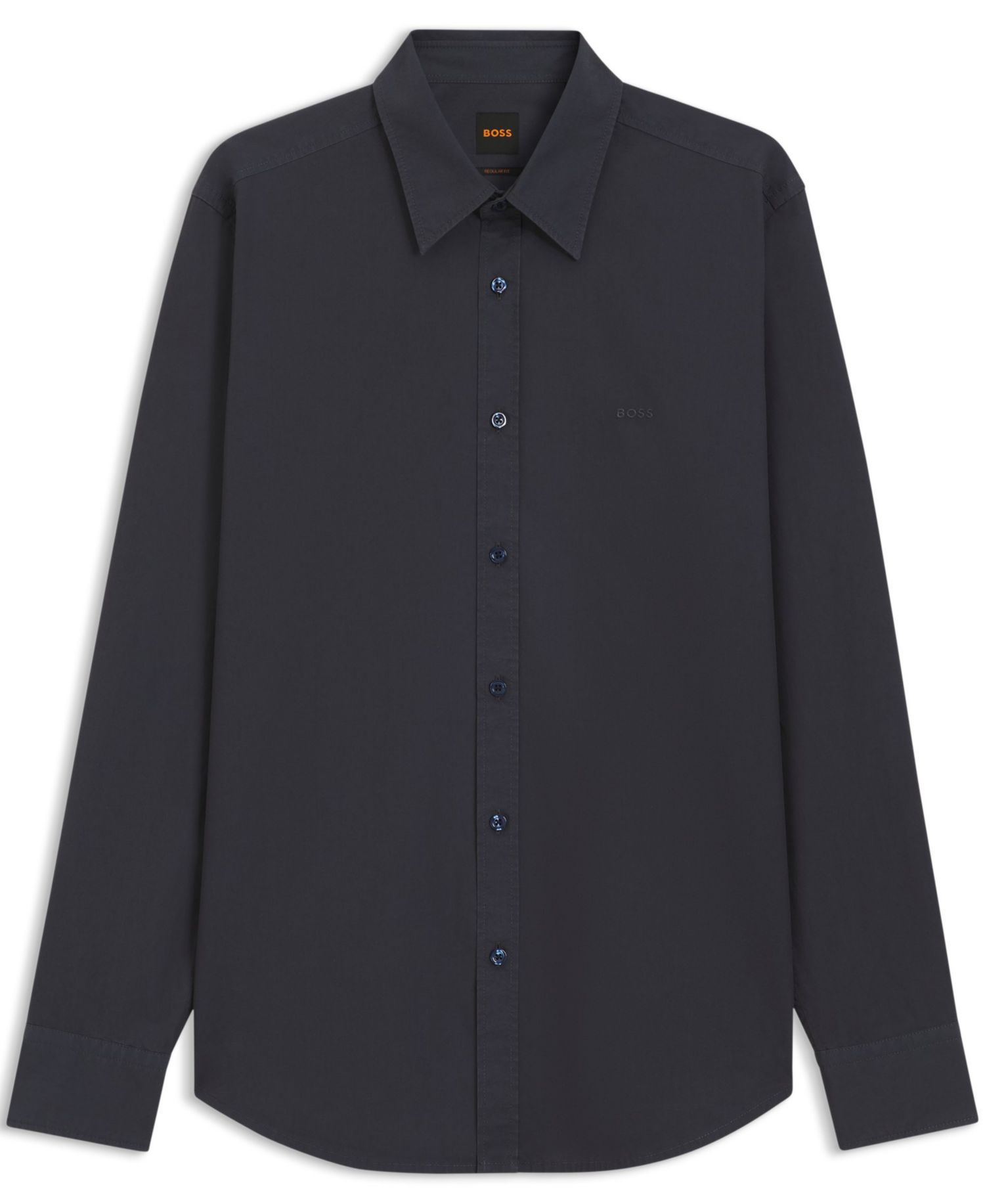 Men's Cotton Poplin Regular-Fit Dress Shirt