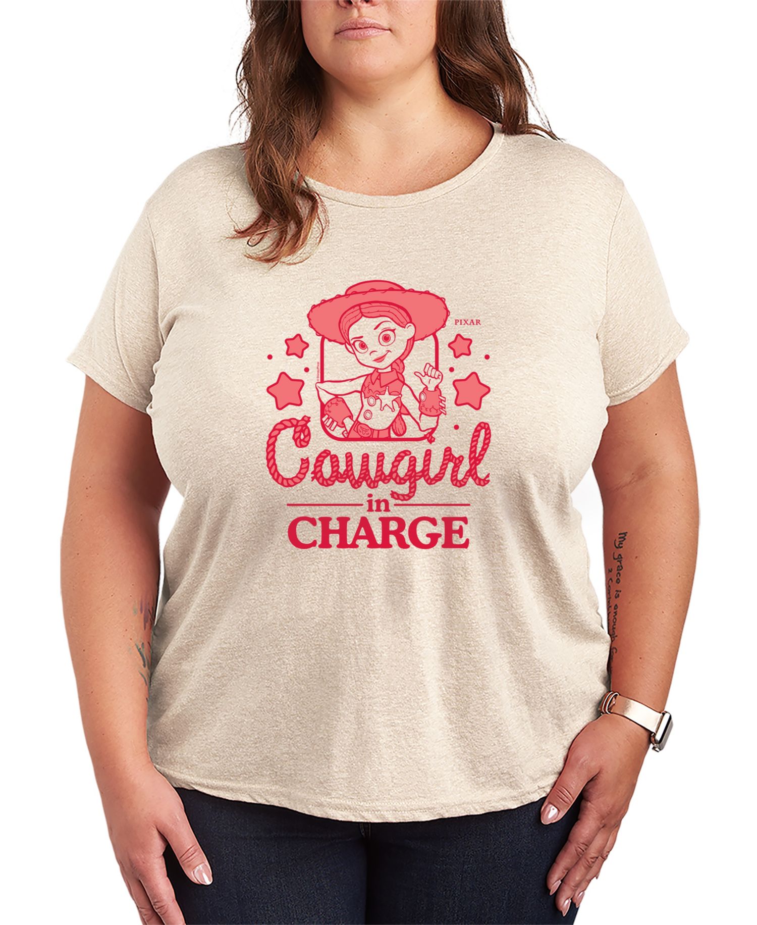 Plus Size Toy Story 5 Cowgirl in Charge Short-Sleeve Graphic T-Shirt