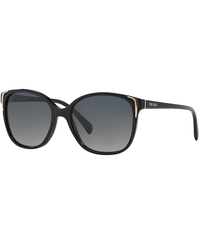 PRADA Polarized Sunglasses , PR 01OS & Reviews - Sunglasses by Sunglass Hut  - Handbags & Accessories - Macy's