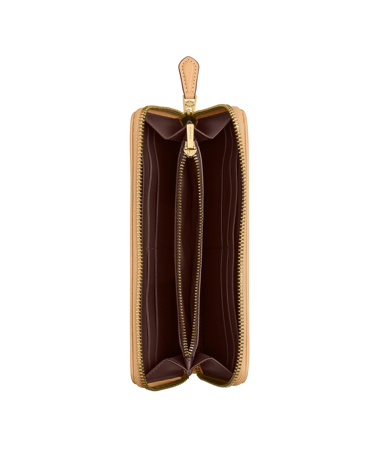 Essential Signature Jacquard Slim Accordion Zip Wallet