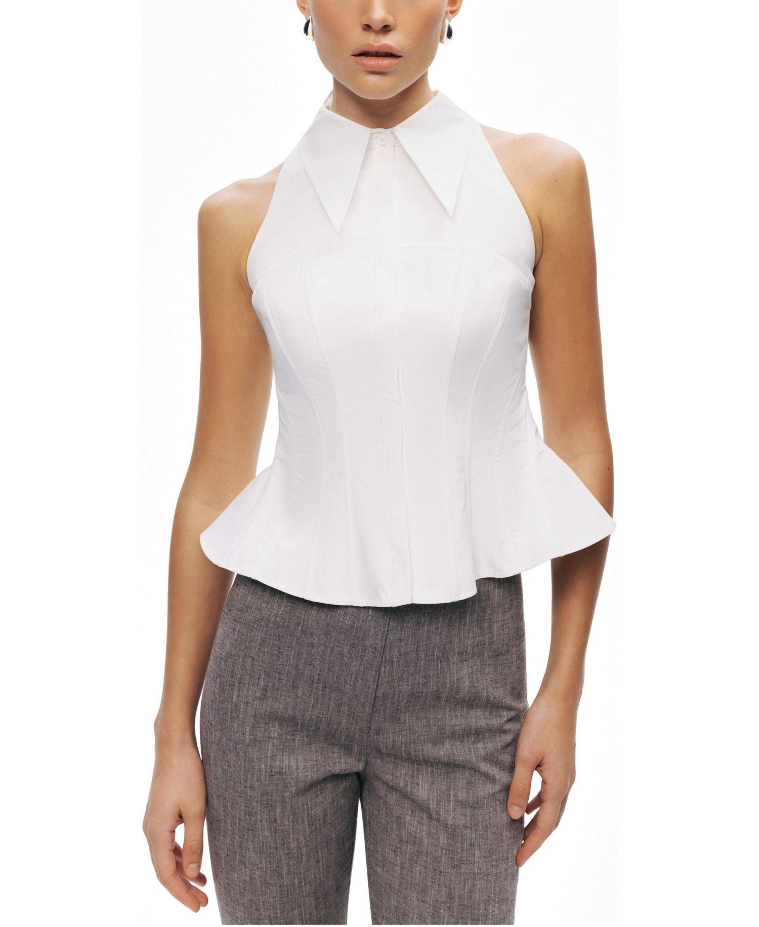 Women's Sleeveless Sculpted Shirt