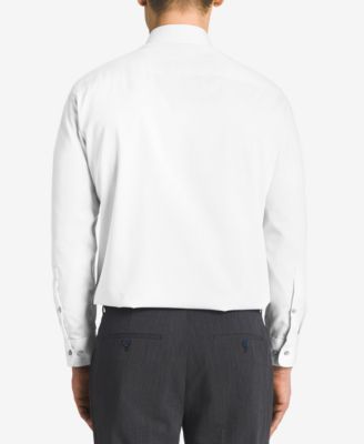 Men's Non-Iron Performance Herringbone Dress Shirt, Classic & Slim Fit