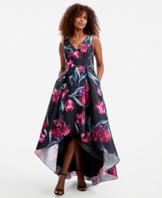 Women's Printed Sleeveless Midi Dress