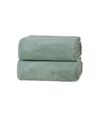 Solid Dobby 2-Piece Bath Sheet Set, 33" x 63"