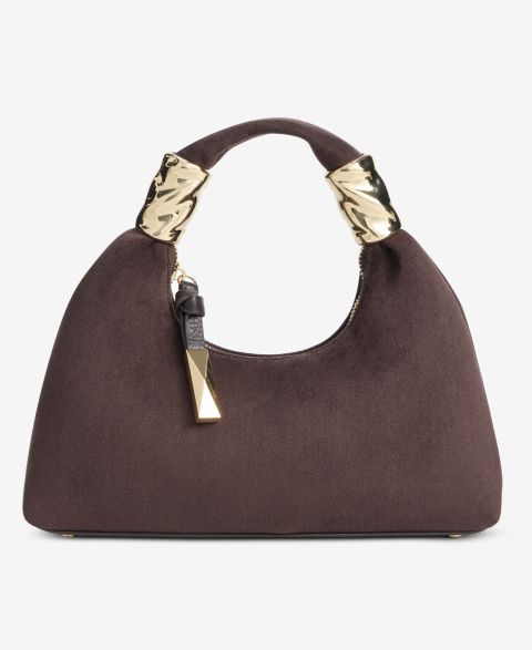 Женская сумка I.N.C. International Concepts Nyrah Mini Suede Hobo, цвет: Шоколадный сливовый