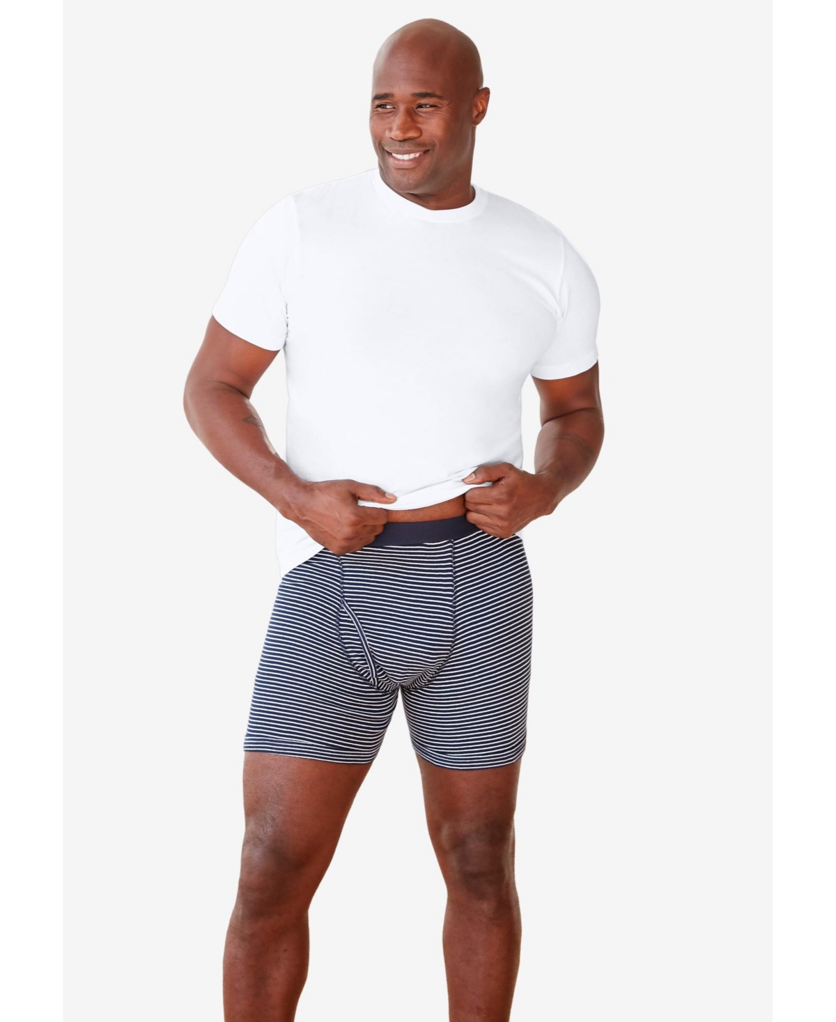 KingSize Big & Tall 3-Pack Cotton Crewneck Undershirt
