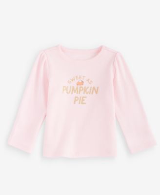 Toddler Girls' 2T-4T Mix & Match Long-Sleeve Pumpkin Pie T-Shirt