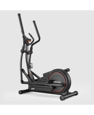 Glide Elliptical, 400 LBS Capacity, Ultra Quiet Magnetic Drive with 16 Levels, 4-in-1 Modes and Bluetooth for Home Gym