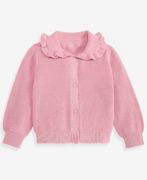 Кардиган First Impressions Mix & Match Femme Cotton Cardigan для девочек-малышей, цвет: Розовый