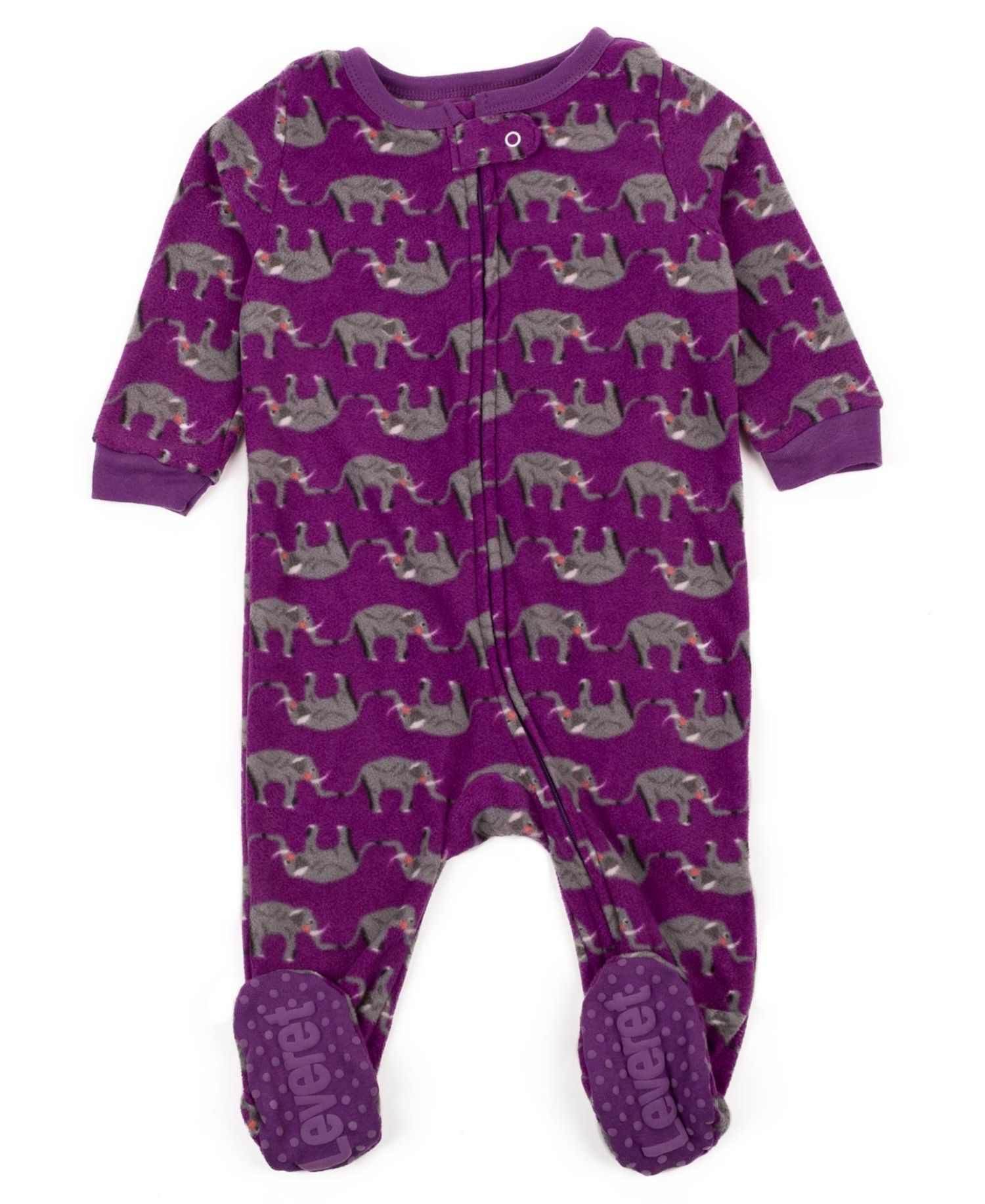 Baby Girls Matching Family One-Piece Sleep 'n Play Fleece Footed Pajamas - Cute and Playful Prints (03M-24M)