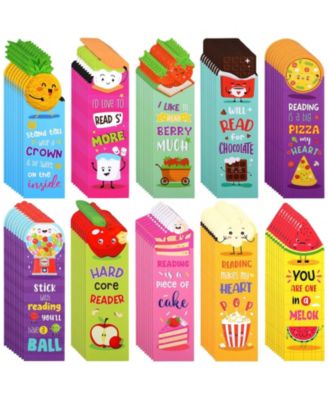 Scratch Sniff Scented Bookmarks Fruit Food Theme Sayings Gifts Reading Lovers