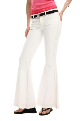 Women's Frayed flare jeans