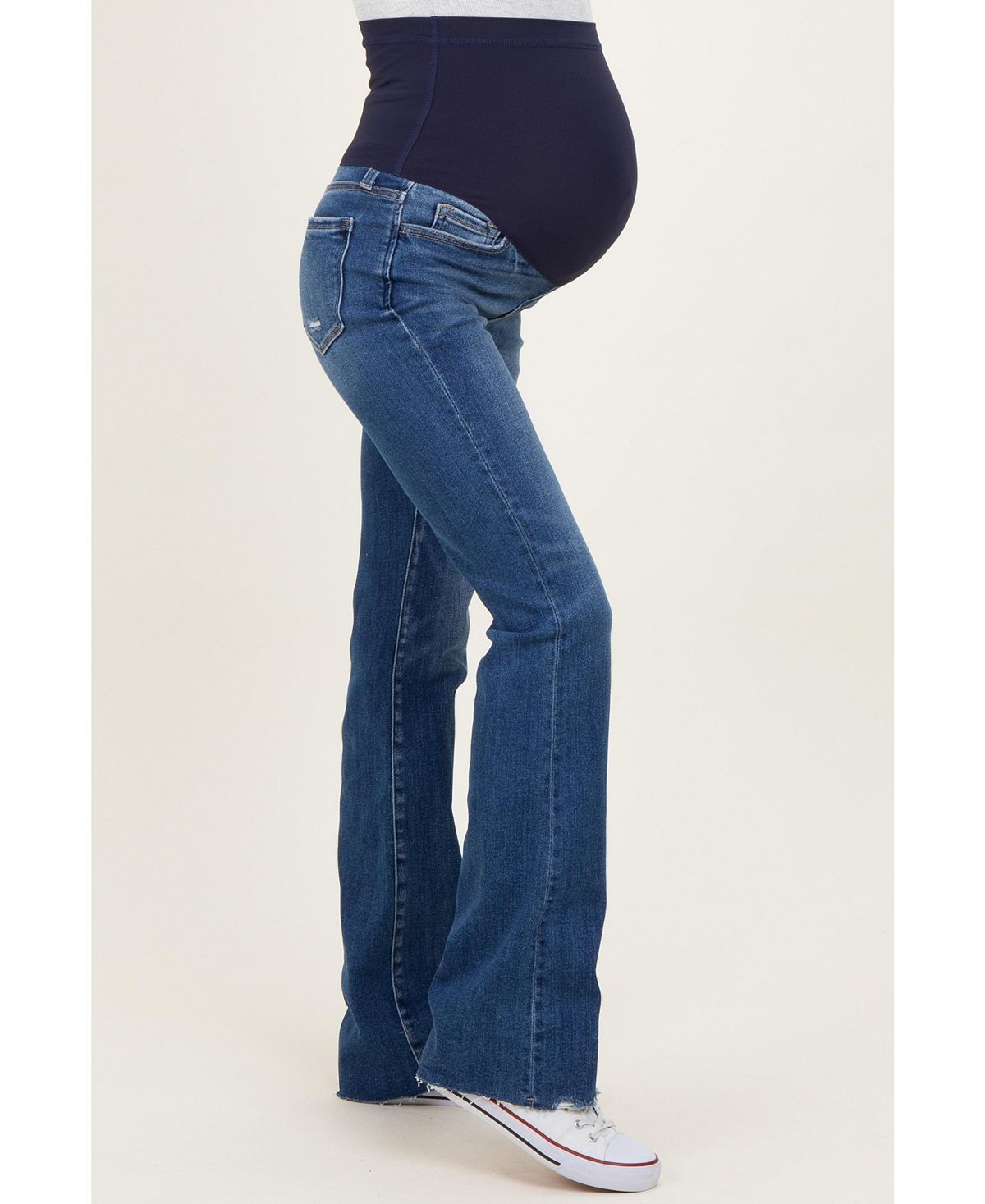 Pinkblush Women's Bootcut Jeans with Frayed Hem view 3 — MAYCSS fashion products