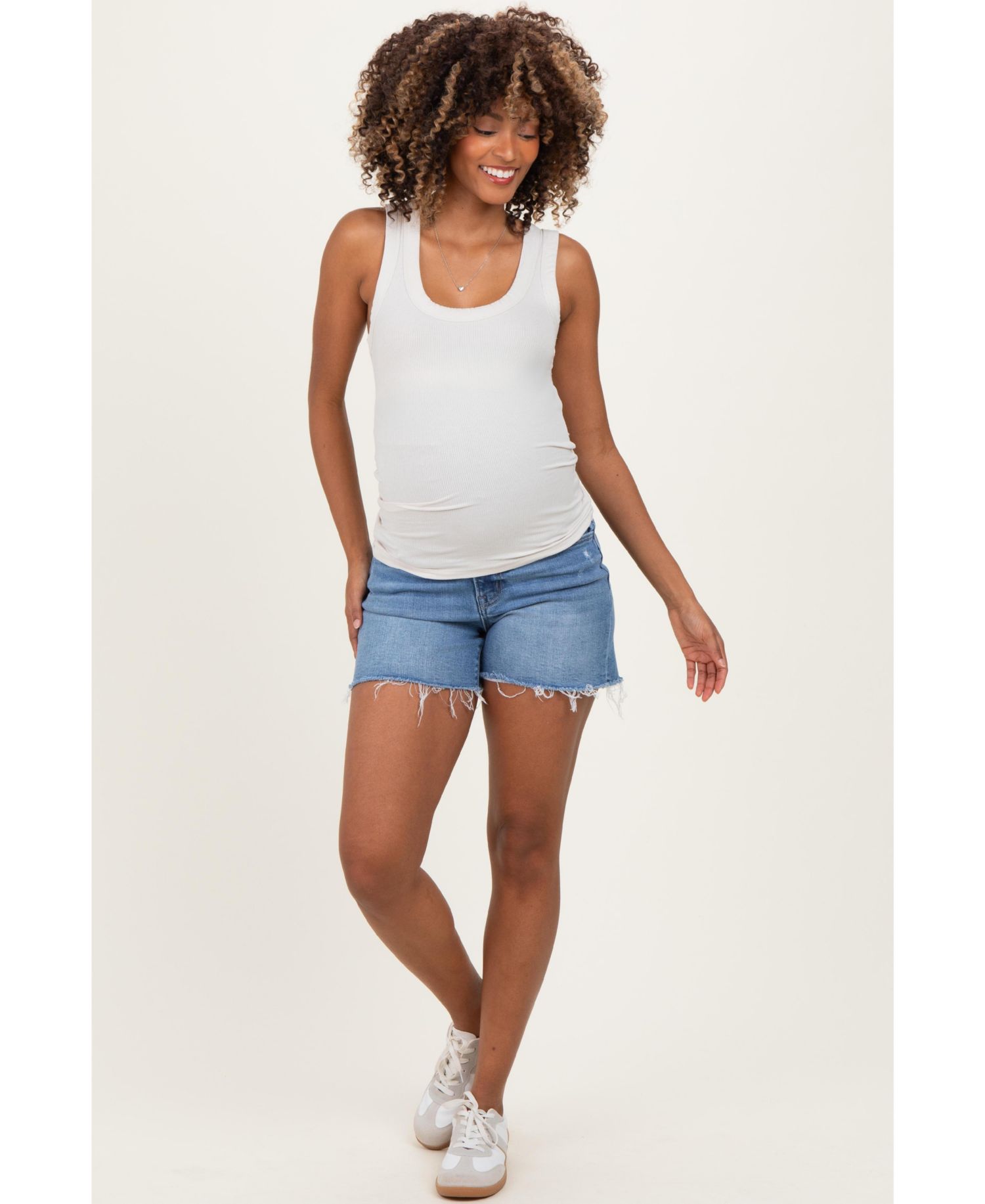 Women's Ribbed Scoop Neck Tank Top
