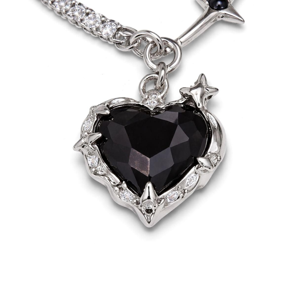 Rebl Jewelry Heart Cross Necklace