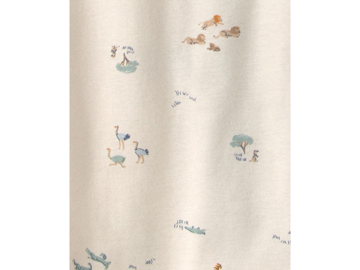 Платья Carter's Safari Long-Sleeve Sleeper Gowns, 2-Pack для мальчиков-малышей, цвет: Синий / Слоновая кость — фото 3
