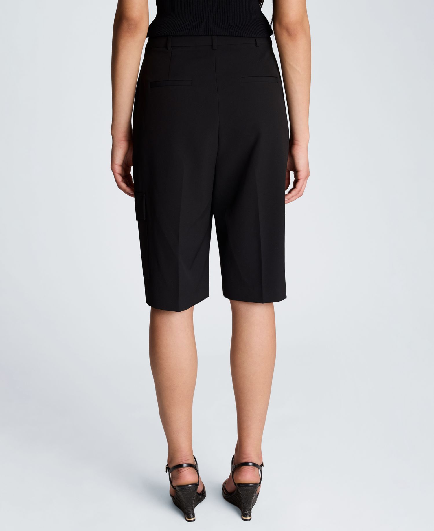 Women's High-Rise Wide-Leg Cargo Shorts