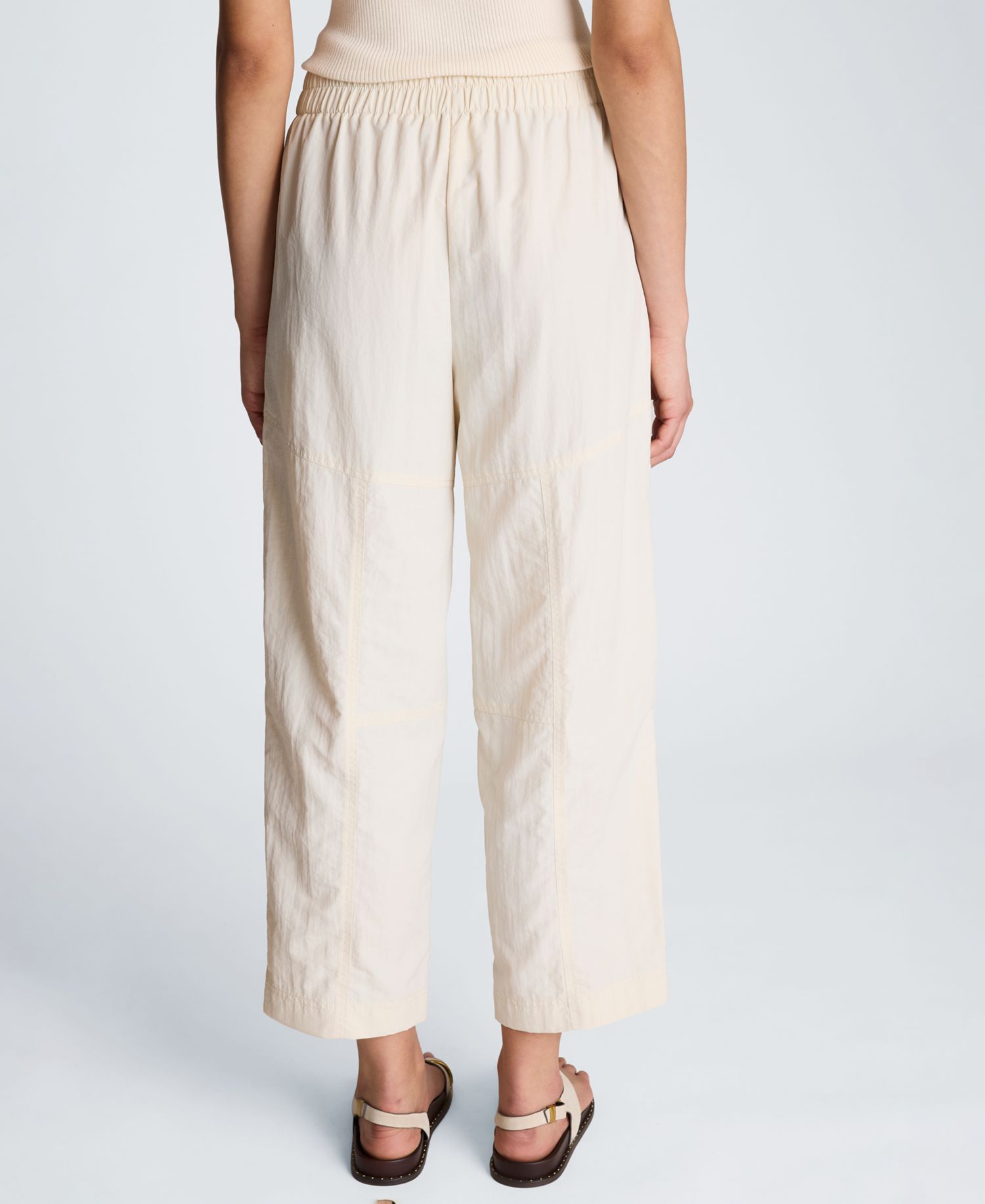 Women's Mid-Rise Barrel Leg Pants