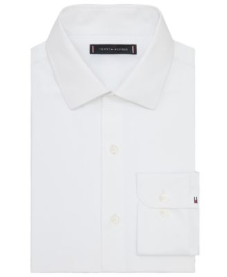 dress shirt men sale Portabella Men's Slim Fit Long Sleeve Solid Dress Shirt - CLEARANCE