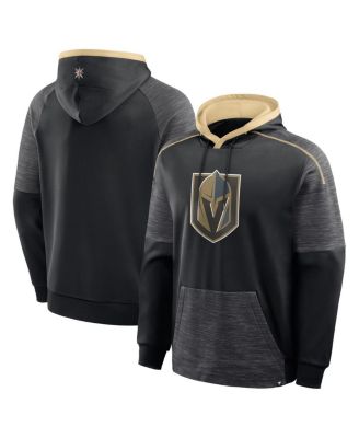 Men's Black Vegas Golden Knights Goaltender Defender Pullover Hoodie