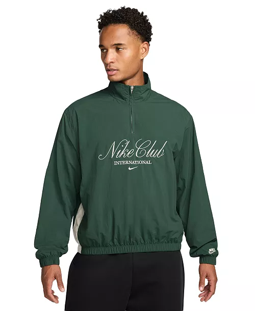 Nike Men's Club Half-Zip Track Jacket