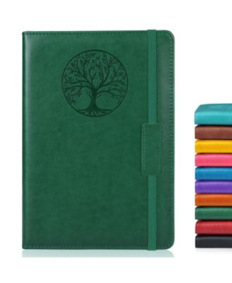Lined Journal Notebook Hardcover Leather Ruled Writing Diary