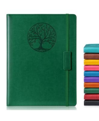 Lined Journal Notebook Hardcover Leather Ruled Writing Diary