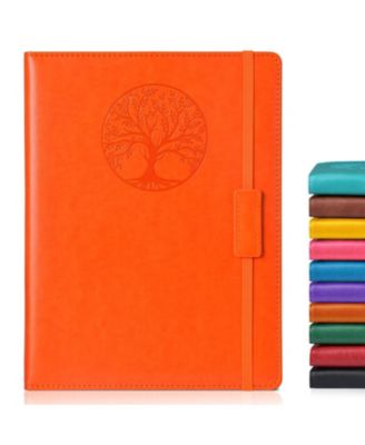 Lined Journal Notebook Hardcover Leather Ruled Writing Diary