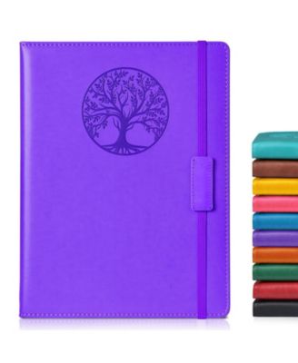 Lined Journal Notebook Hardcover Leather Ruled Writing Diary