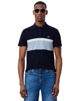 Men's Regular-Fit Color-Block Polo Shirt
