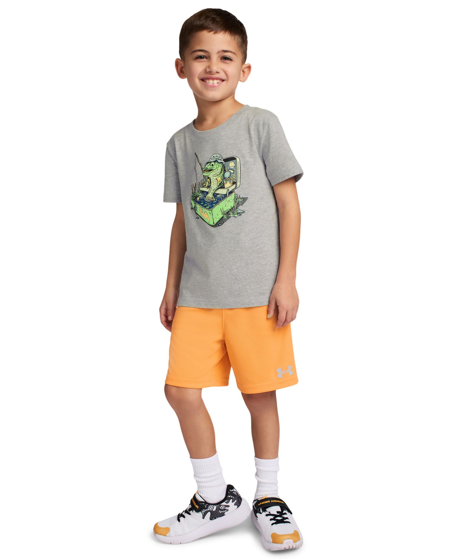Little Boys' 4T-7 Graphic T-Shirt and Shorts, 2-Piece Set