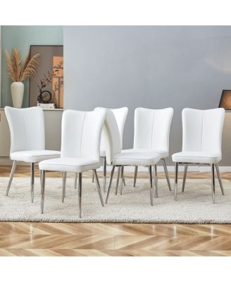 PU Dining Chairs (Set of 6)