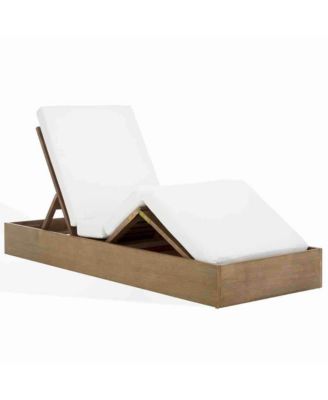 Vincent Wood Chaise Lounge Chair